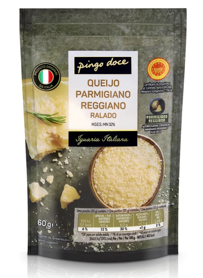 Queijo Parmesão Ralado Parmigiano Reggiano DOP
