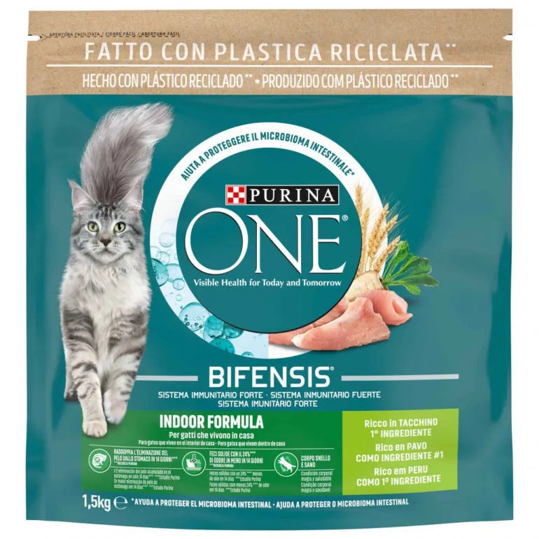 Ração para Gato Indoor com Perú