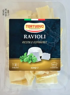 Ravioli com Ricota e Espinafres