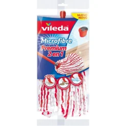 Recarga Esfregona Microfibra Premium 2 em 1