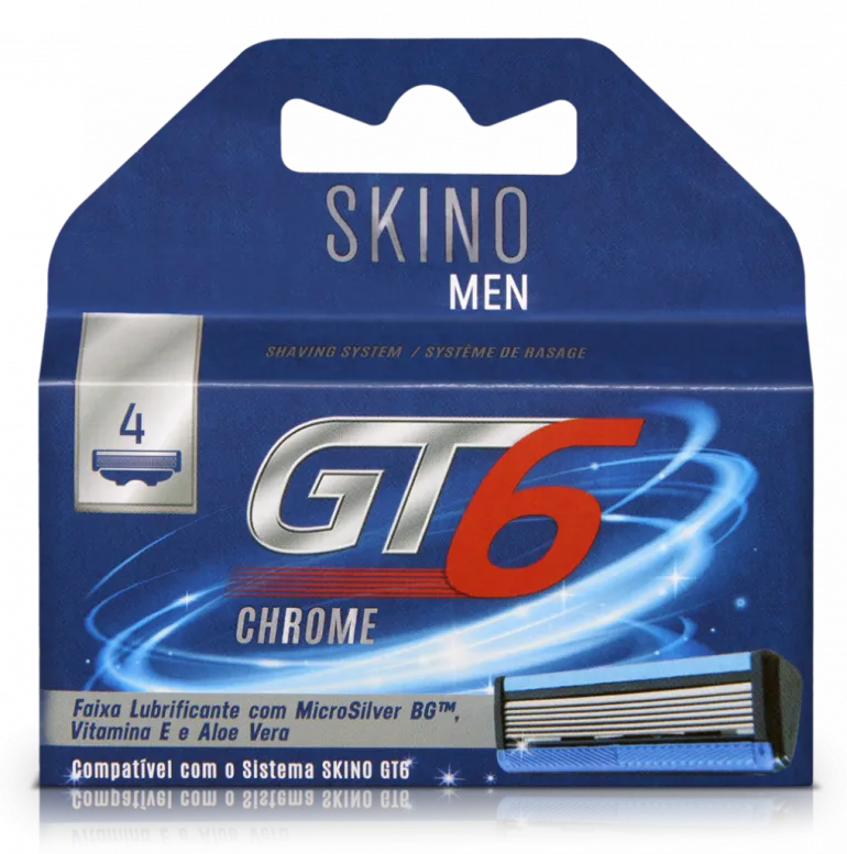 Recarga Lâminas de Barbear GT6 Chrome
