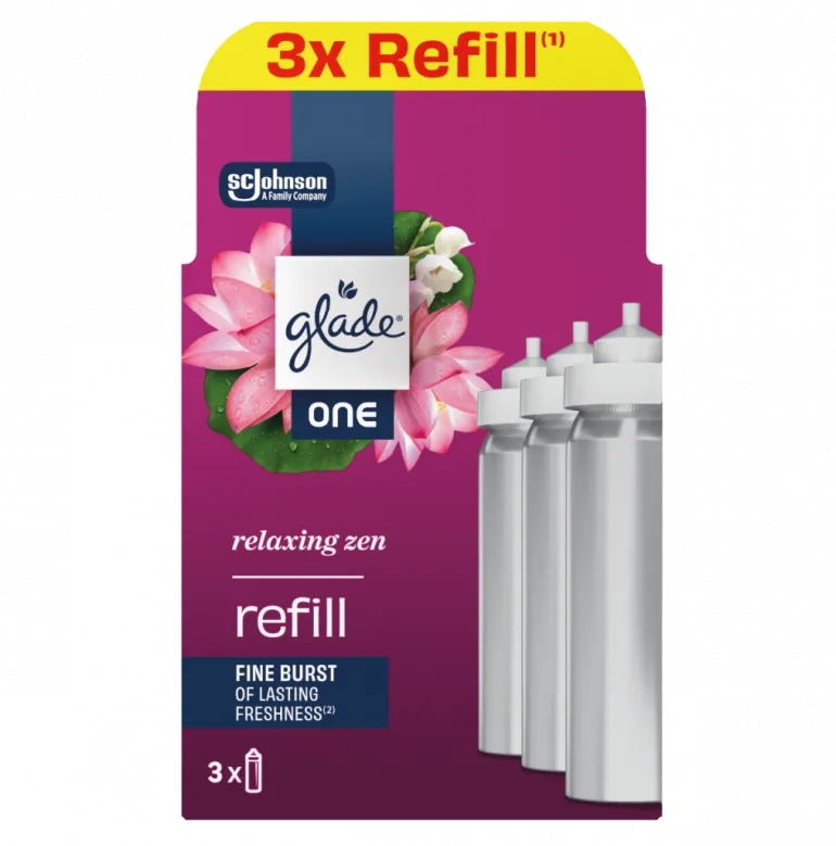 Recargas Ambientador One Relaxing Zen Pack 3