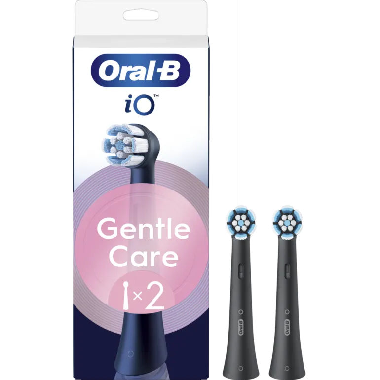Recargas Escova de Dentes Elétrica Gentle Care Preta Pack 2