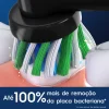 Recargas Escova de Dentes Elétrica Pro Cross Action Preta Pack 4