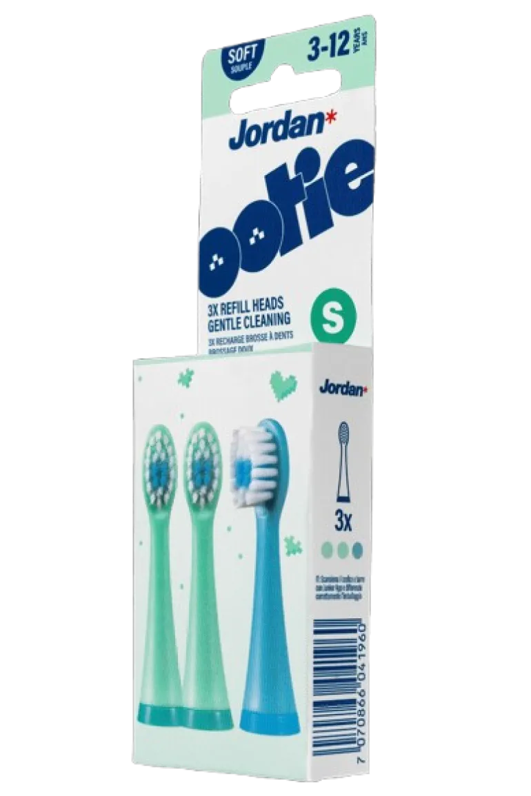 Recargas Escova de Dentes Infantil Ootie Azul e Verde S Pack 3