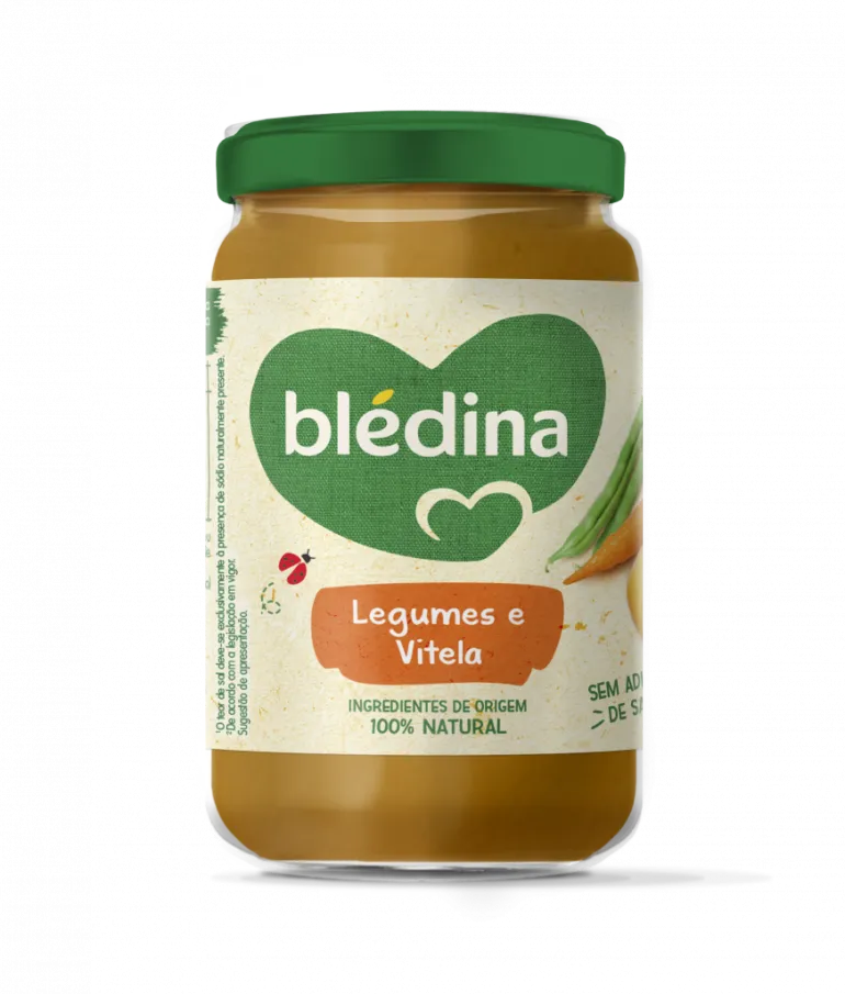 Refeição Infantil Legumes e Vitela