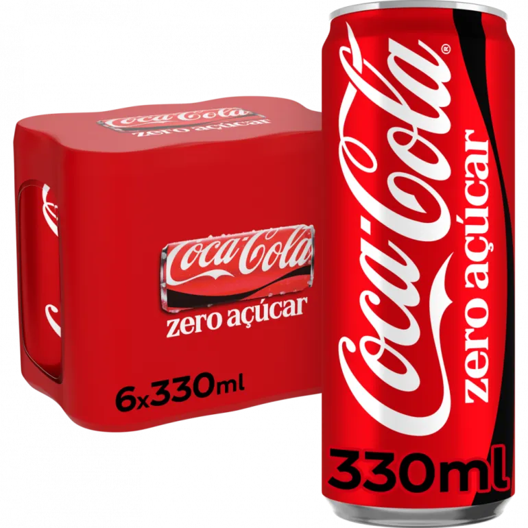 Refrigerante Coca-Cola Zero Lata Pack 6