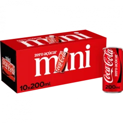 Refrigerante Coca-Cola Zero Mini Pack 10