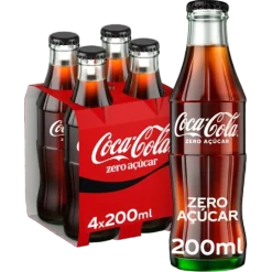 Refrigerante com Gás Cola Zero Pack 4