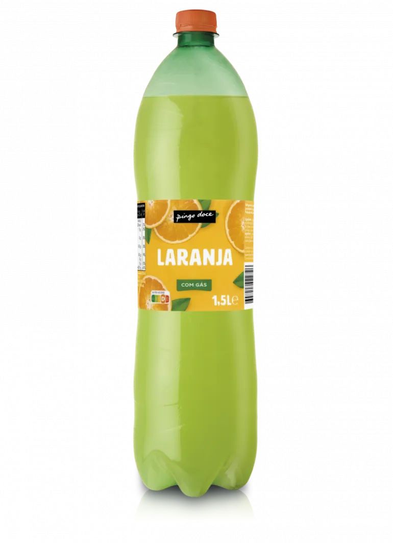 Refrigerante com Gás Laranja