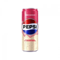 Refrigerante Pepsi Zero Treats Morango Lata