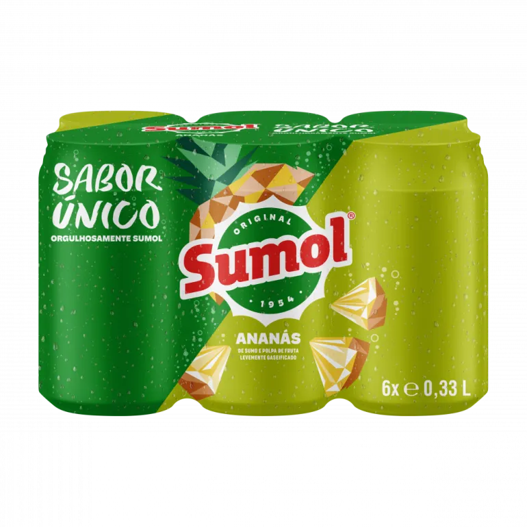 Refrigerante Sumol de Ananás Pack 6