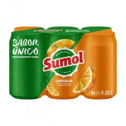 Refrigerante Sumol de Laranja Pack 6