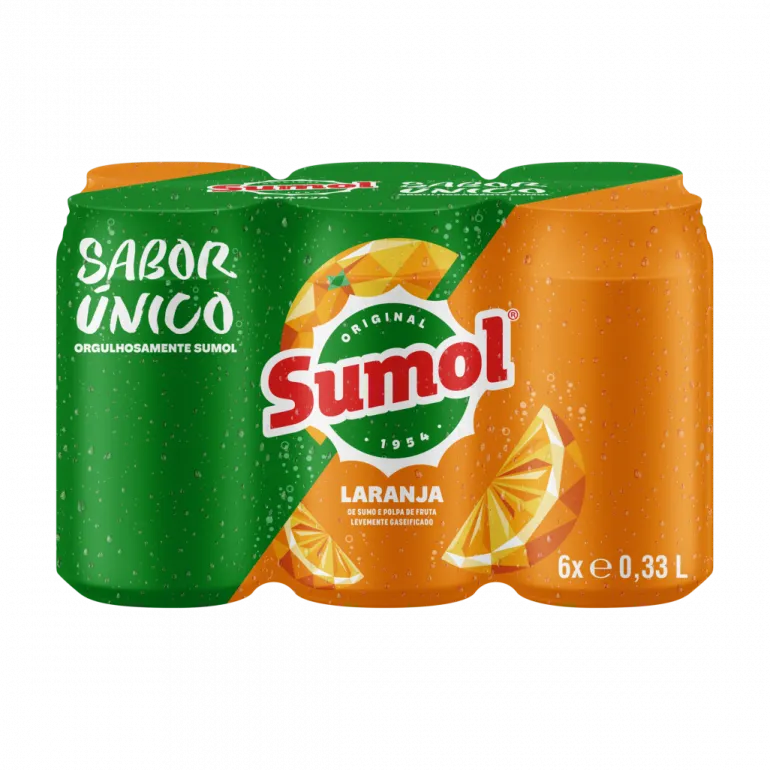 Refrigerante Sumol de Laranja Pack 6