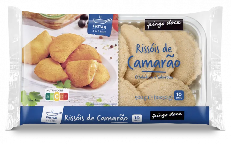 Rissóis Camarão Congelados