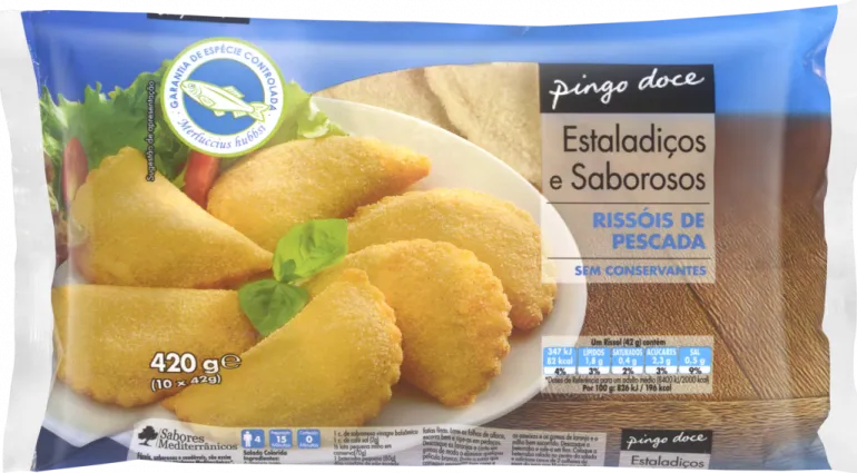 Rissóis de Pescada Congelados