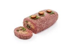 Rolo de Carne de Vitelão com Farinheira e Espinafres