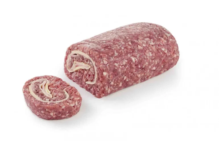 Rolo de Carne de Vitelão com Queijo e Fiambre