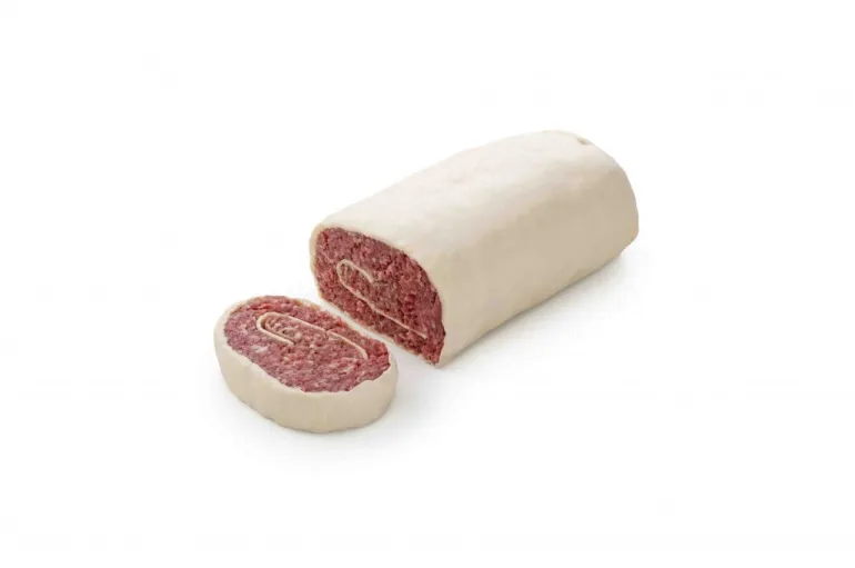 Rolo de Carne de Vitelão Folhado com Queijo
