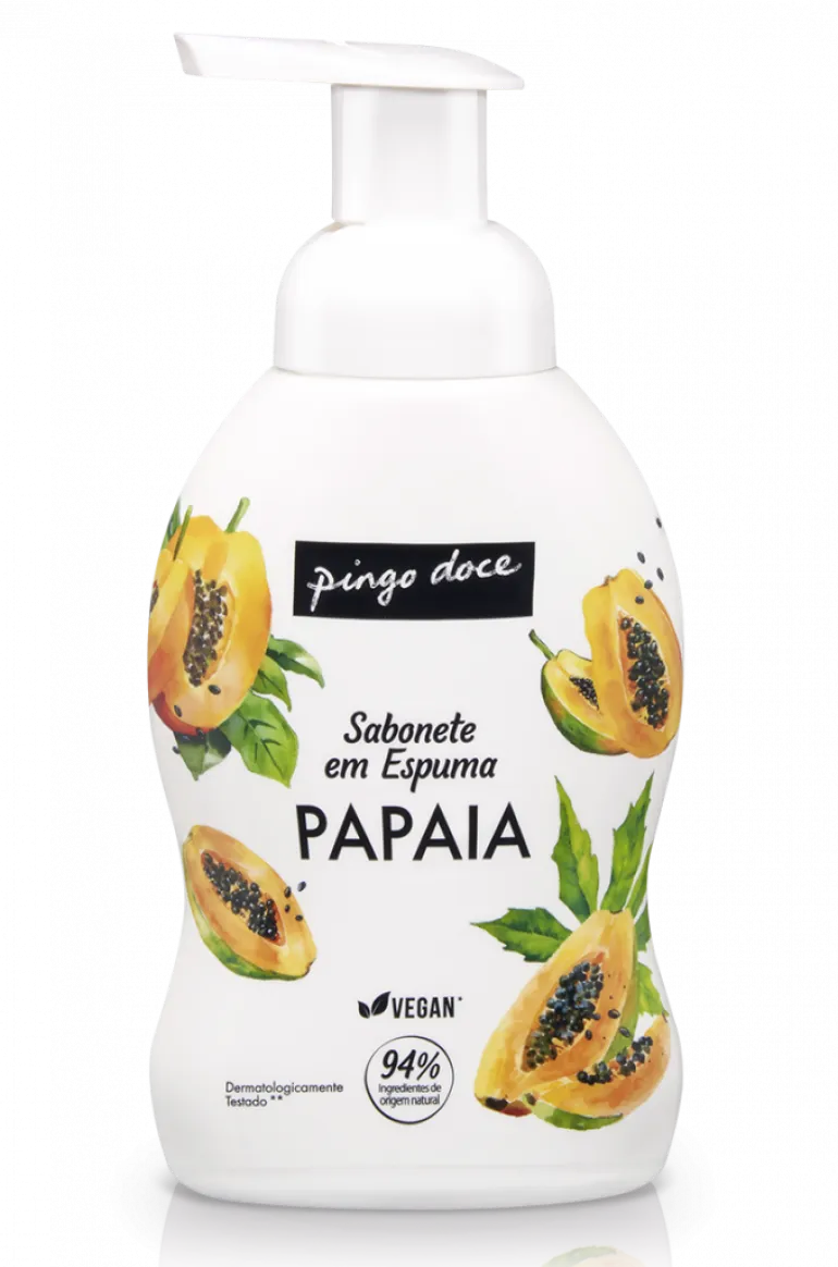 Sabonete em Espuma Papaia