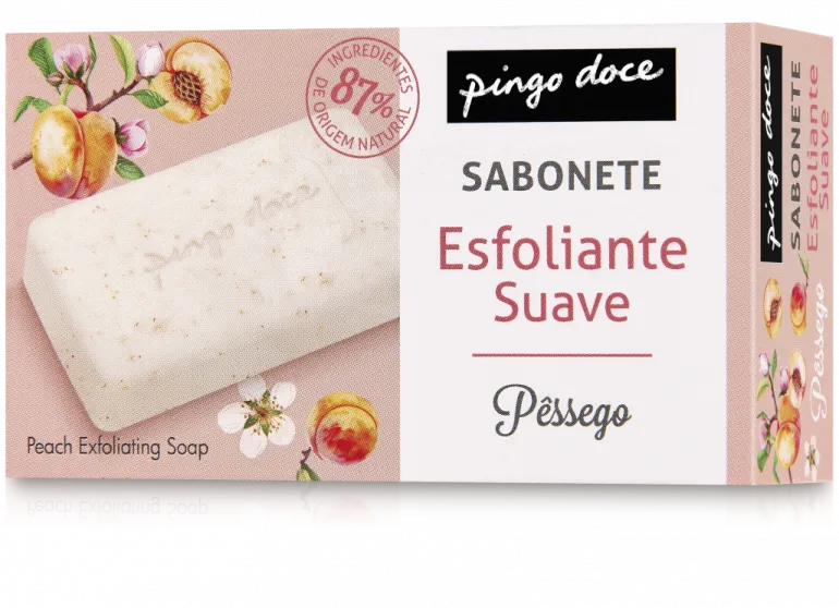 Sabonete Esfoliante Suave Pêssego