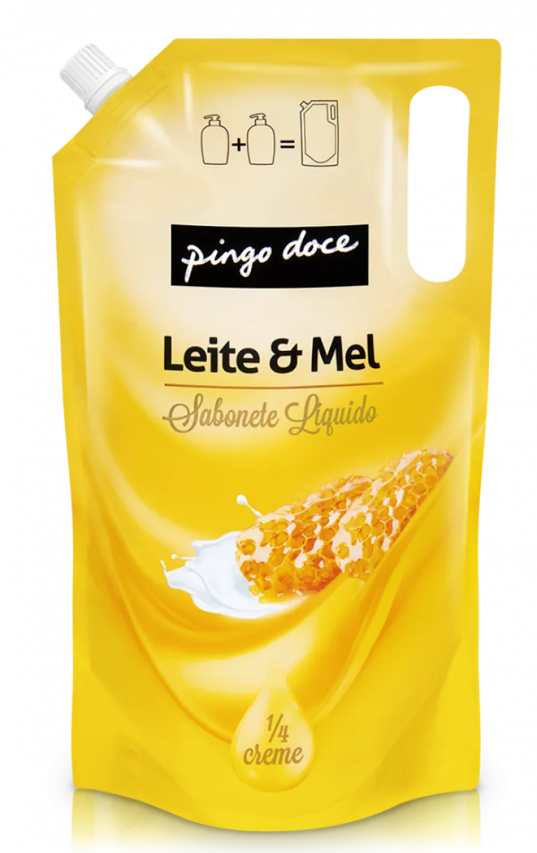 Sabonete Líquido Recarga Leite e Mel