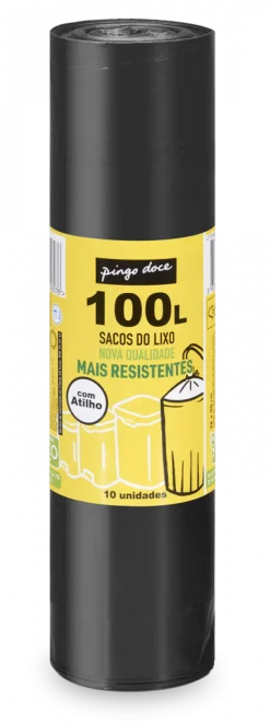 Sacos de Lixo com Atilho 100L