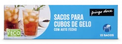 Sacos para Cubos de Gelo Auto Fecho