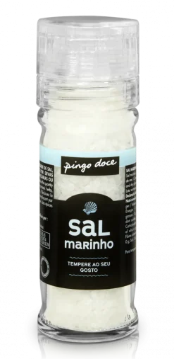 Sal Marinho Moinho Pingo em Frasco