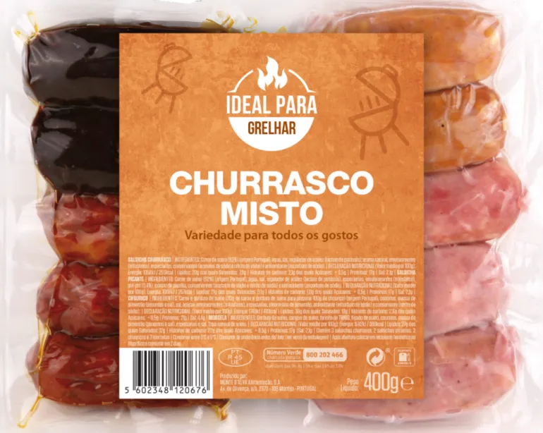 Salsicha Churrasco Misto Ideal para Grelhar