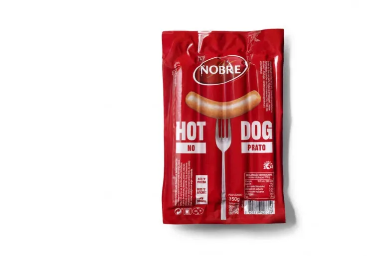 Salsicha Hot Dog no Prato