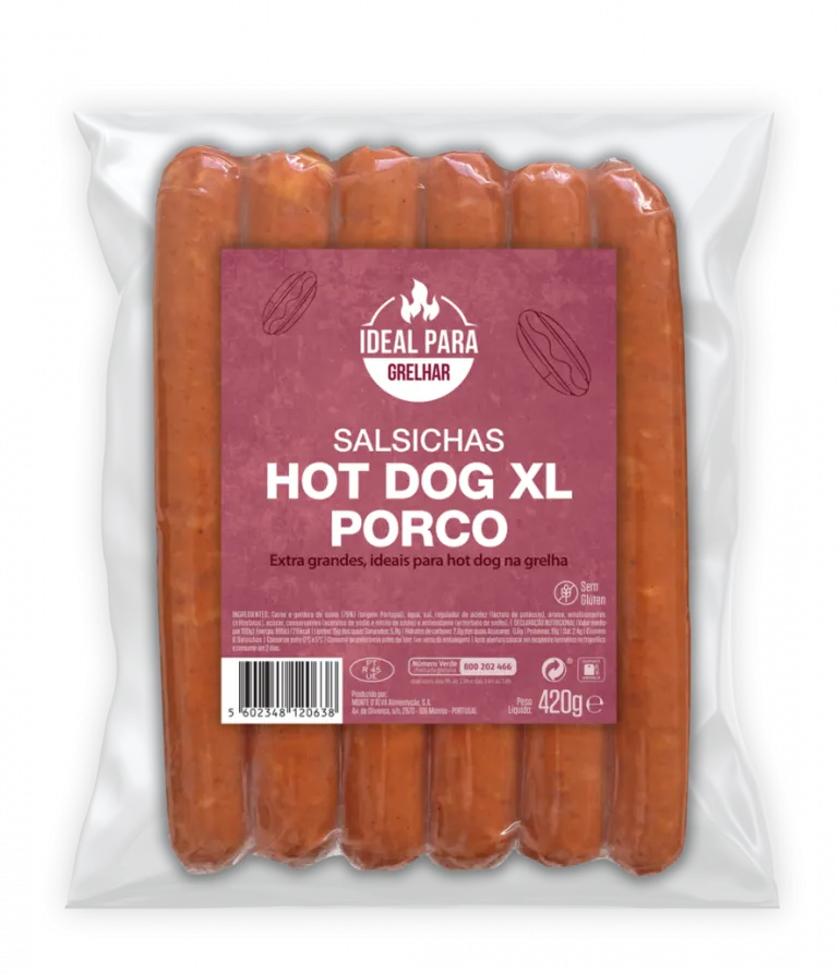 Salsicha Hot Dog XL Ideal para Grelhar