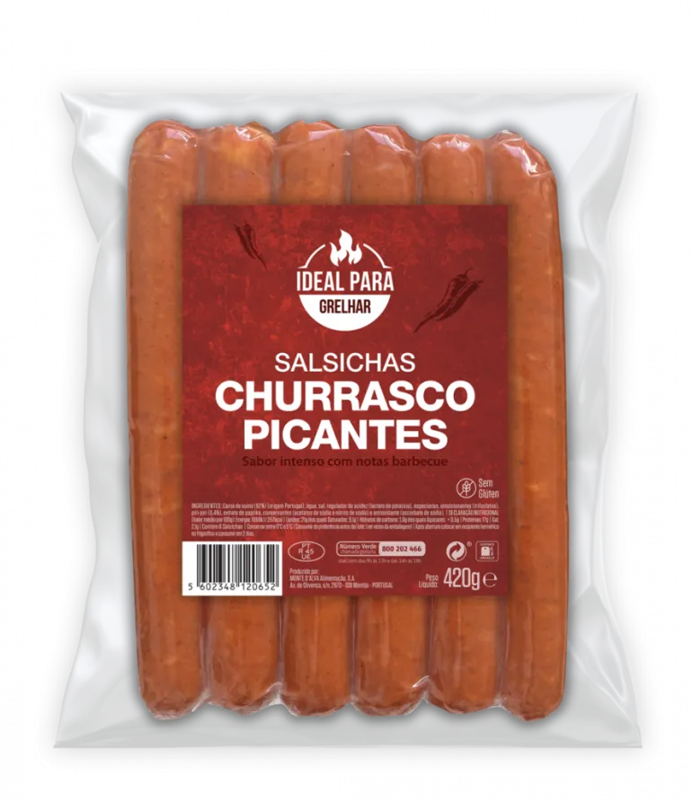 Salsicha Picante Ideal para Grelhar