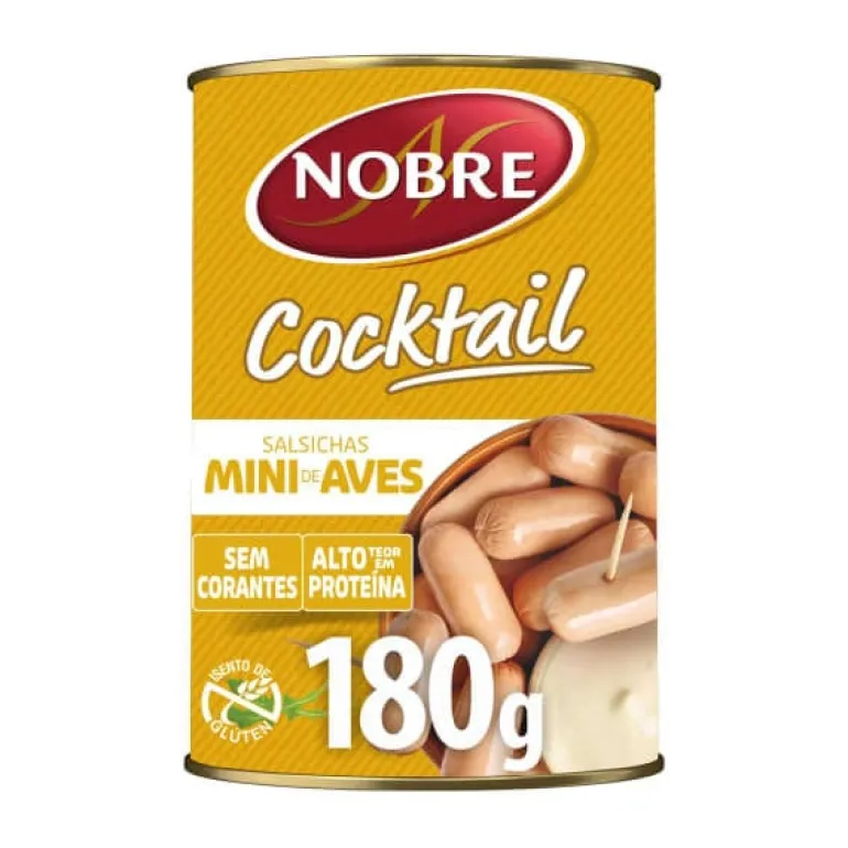 Salsichas Cocktail de Aves Lata