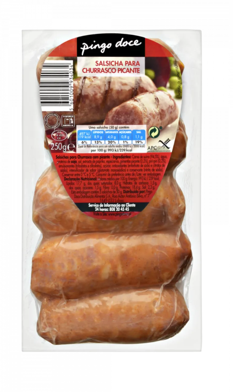 Salsichas de Churrasco Picante