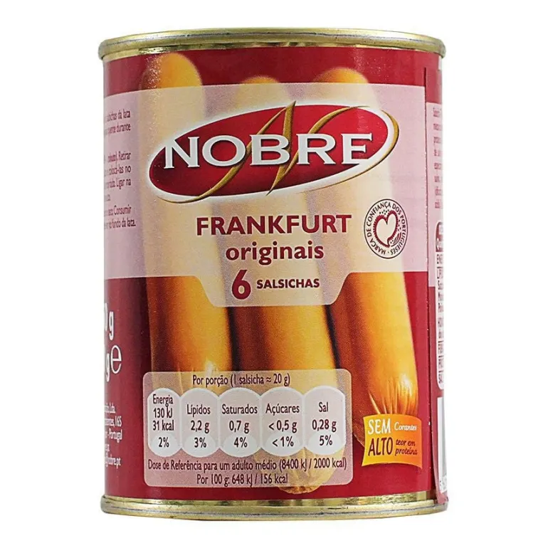 Salsichas Frankfurt em Lata