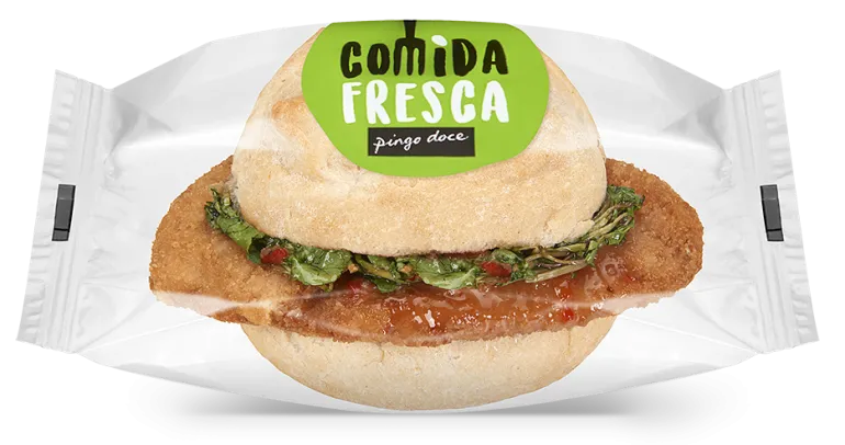 Sandes de Panado de Frango com Sweet Chili