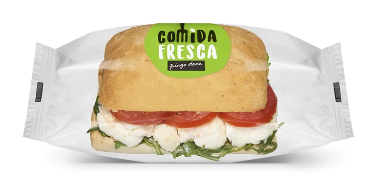 Sandes Italiana com Mozzarella e Pesto