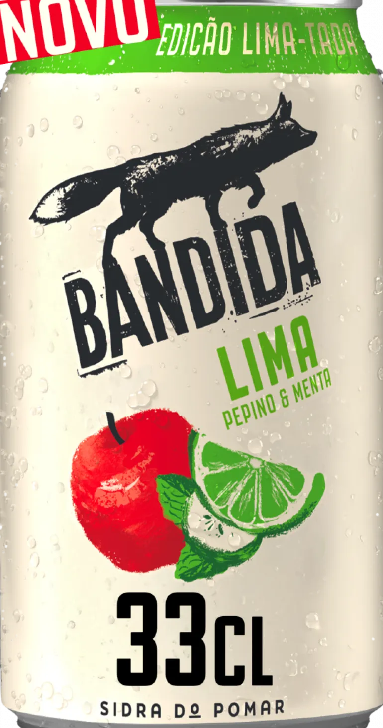 Sidra de Lima e Pepino com Álcool