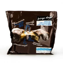 Snack de Chocolate com Amendoim, Caramelo e Nougat