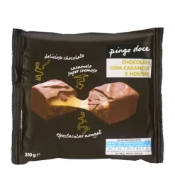 Snack de Chocolate com Caramelo e Nougat