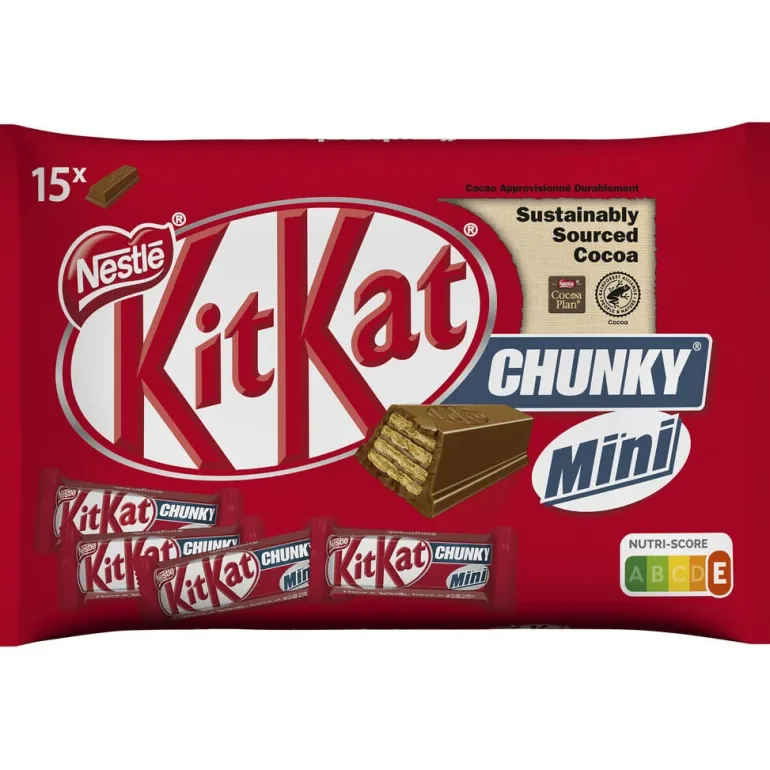 Snack de Chocolate KitKat Chunky Mini