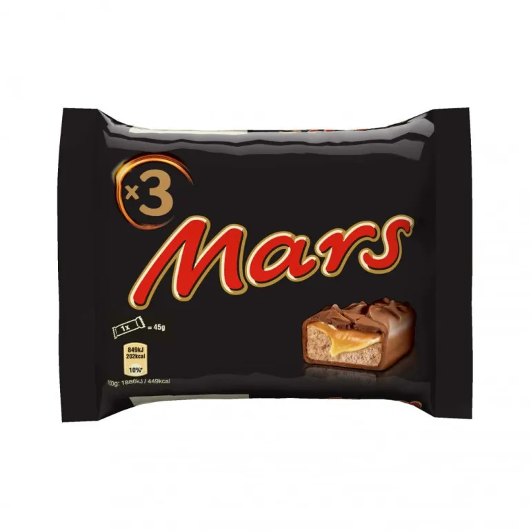 Snack de Chocolate Mars Pack 3