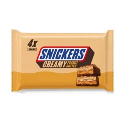Snack de Chocolate Snickers Creamy Peanut Butter Pack 4