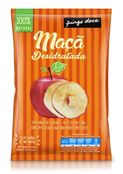 Snack de Maçã Desidratada