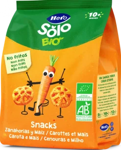 Snack Infantil de Cenoura e Milho