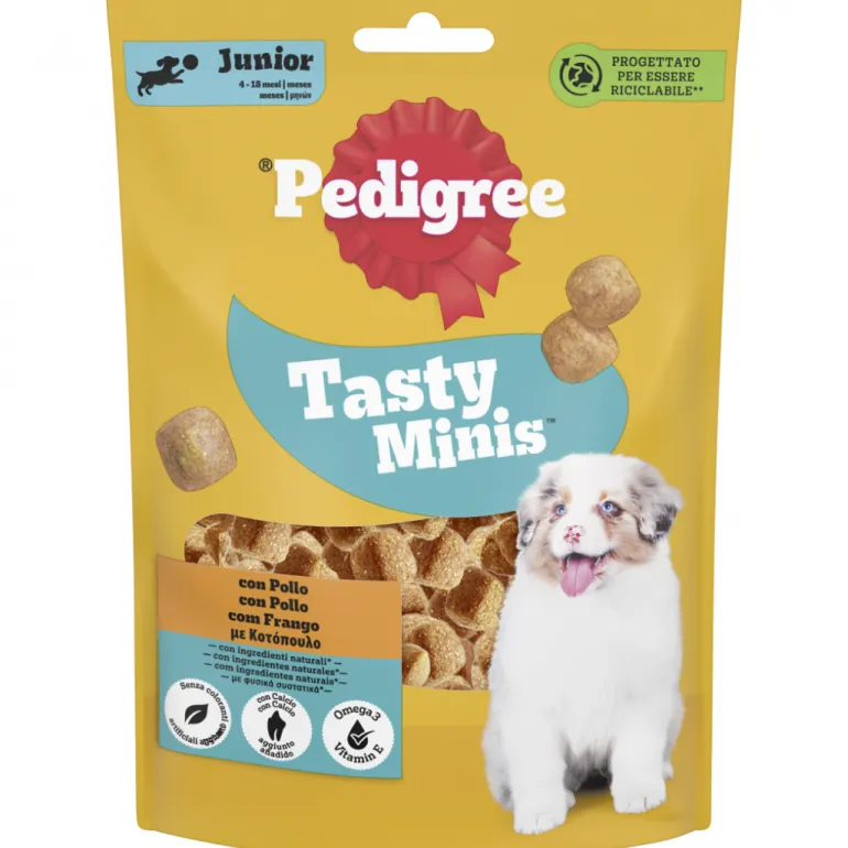 Snack para Cão Júnior Tasty Minis com Frango