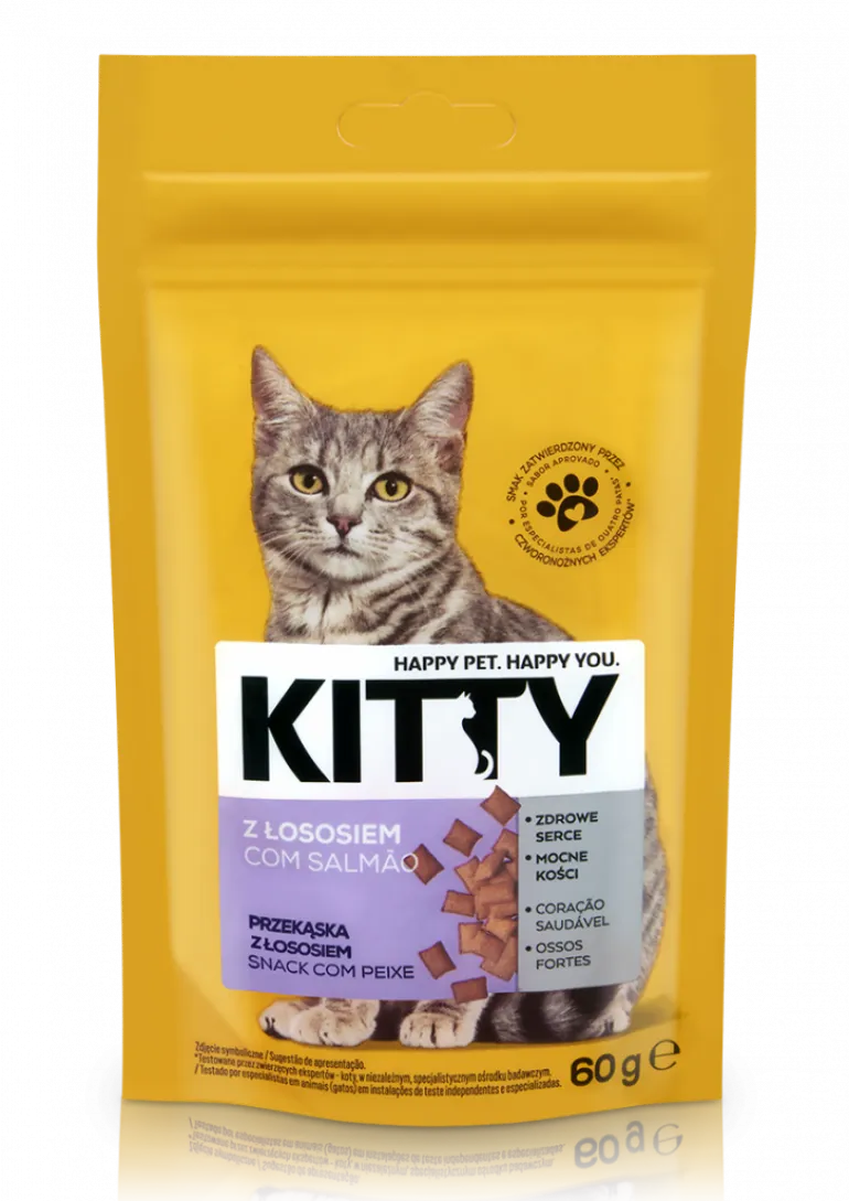 Snack para Gato com Salmão