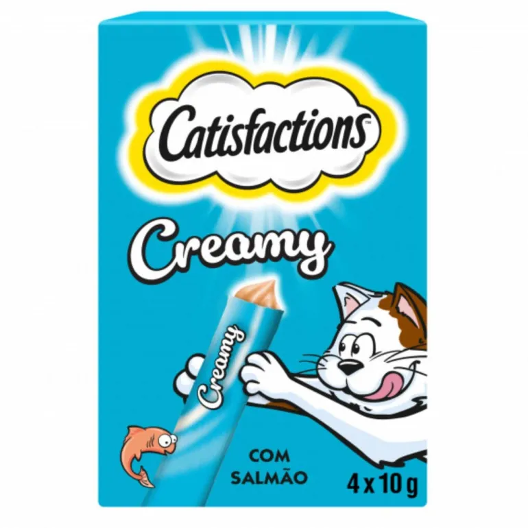 Snack para Gato Creamy com Salmão