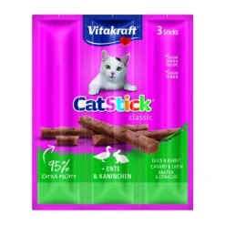 Snack para Gato Stick Pato e Coelho